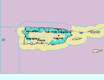 Resumen del estado del tiempo para Puerto Rico en la mañana del lunes