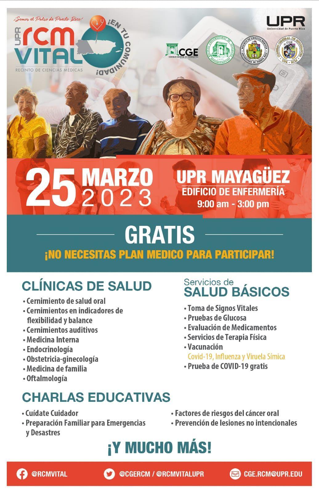 Ciencias Médicas llevará clínicas de salud gratuitas a Mayagüez