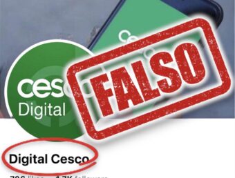Reportan cuenta falsa de CESCO Digital