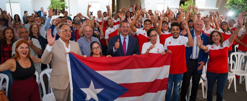 Gobernador abandera delegación puertorriqueña para Olimpiadas Especiales