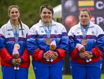 Equipo femenino de tiro con arco obtiene bronce en los Juegos Centroamericanos y del Caribe