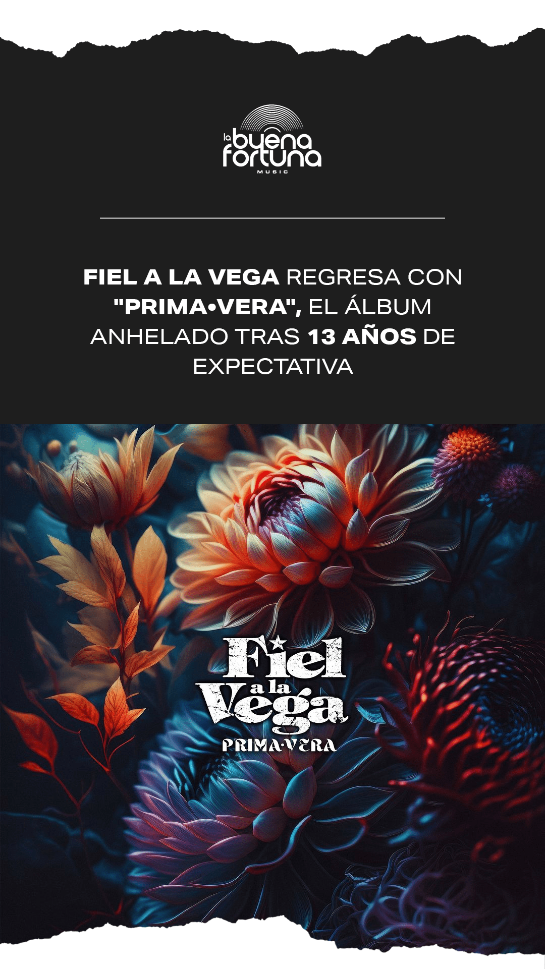 Fiel a La Vega lanza nuevo álbum 
