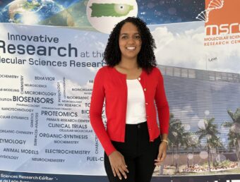 Julissa González Villegas 1ra puertorriqueña en obtener un doble doctorado en Química -a la misma vez- en Puerto Rico y Francia