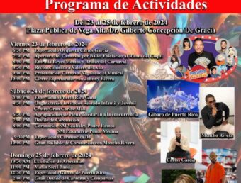 Organizadores del Carnaval de Vega Alta incluyen la participación de la Orquesta la Sociedad