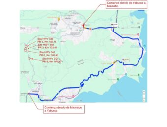 AVISO: Recuerdan inicio de proyecto de reparación de deslizamientos en la PR-3 entre Maunabo y Yabucoa (La Pica)