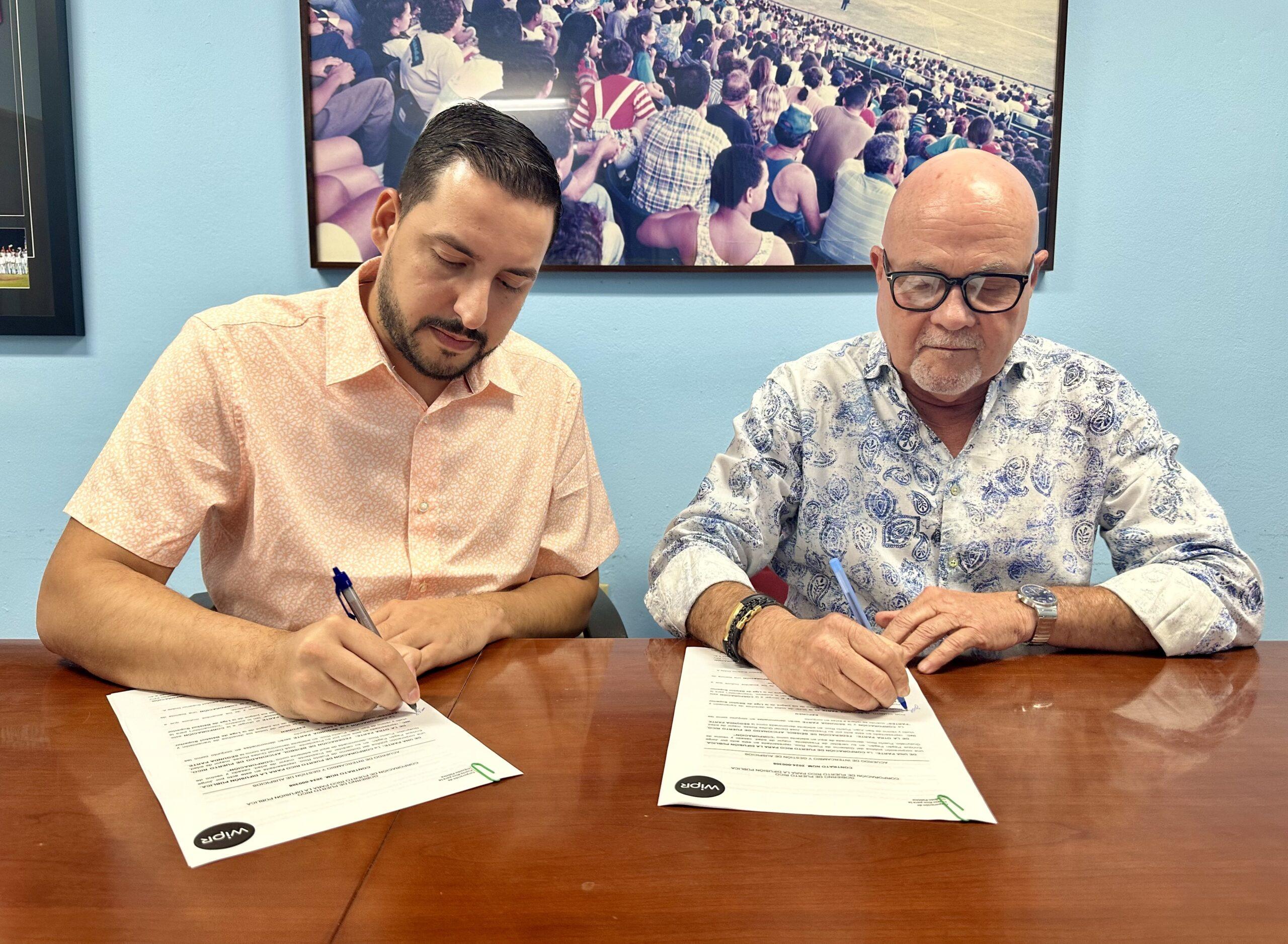 WIPR firma acuerdo con la Federación de Béisbol de Puerto Rico y transmitirá el Juego de