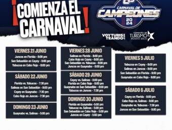 Listo el calendario del Carnaval de Campeones de la Doble A