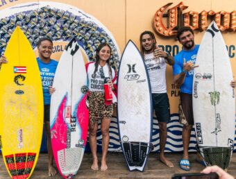 Cabrero y Sánchez ganadores del 38 Corona Pro Surf Circuit